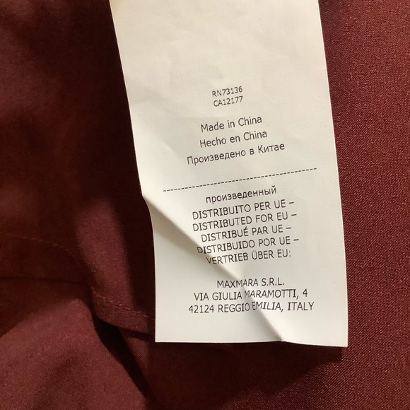 MaxMara Leisure Woven Satin Trouser Pants - Picture 8 of 8